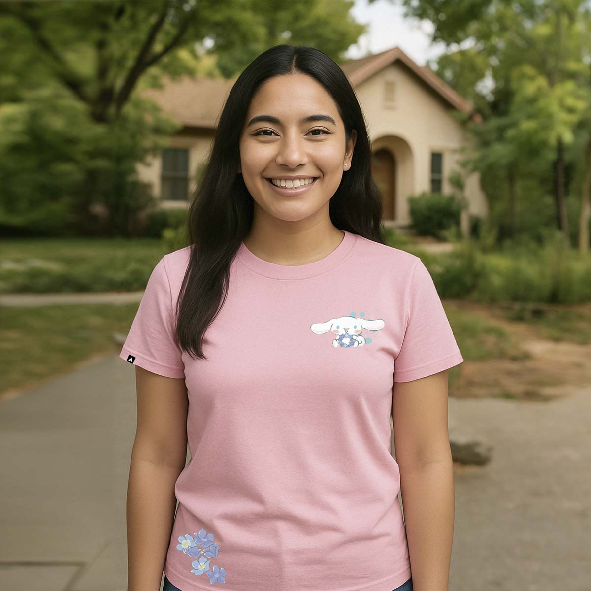 Playera Hombre Mujer Rosa Cinnamoroll Sweet Fragance - Fan Army