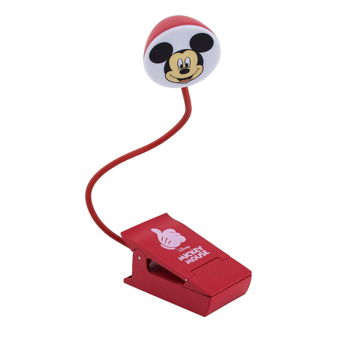 Paladone Luz de lectura de Mickey Mouse | Luz de libro de Disney para leer en la cama o luz portátil para viajes