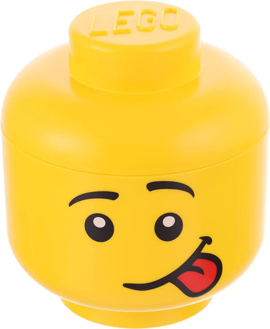 LEGO Storage - Mini Cabeza para Almacenar y Apilar - Diseño Silly Bobo