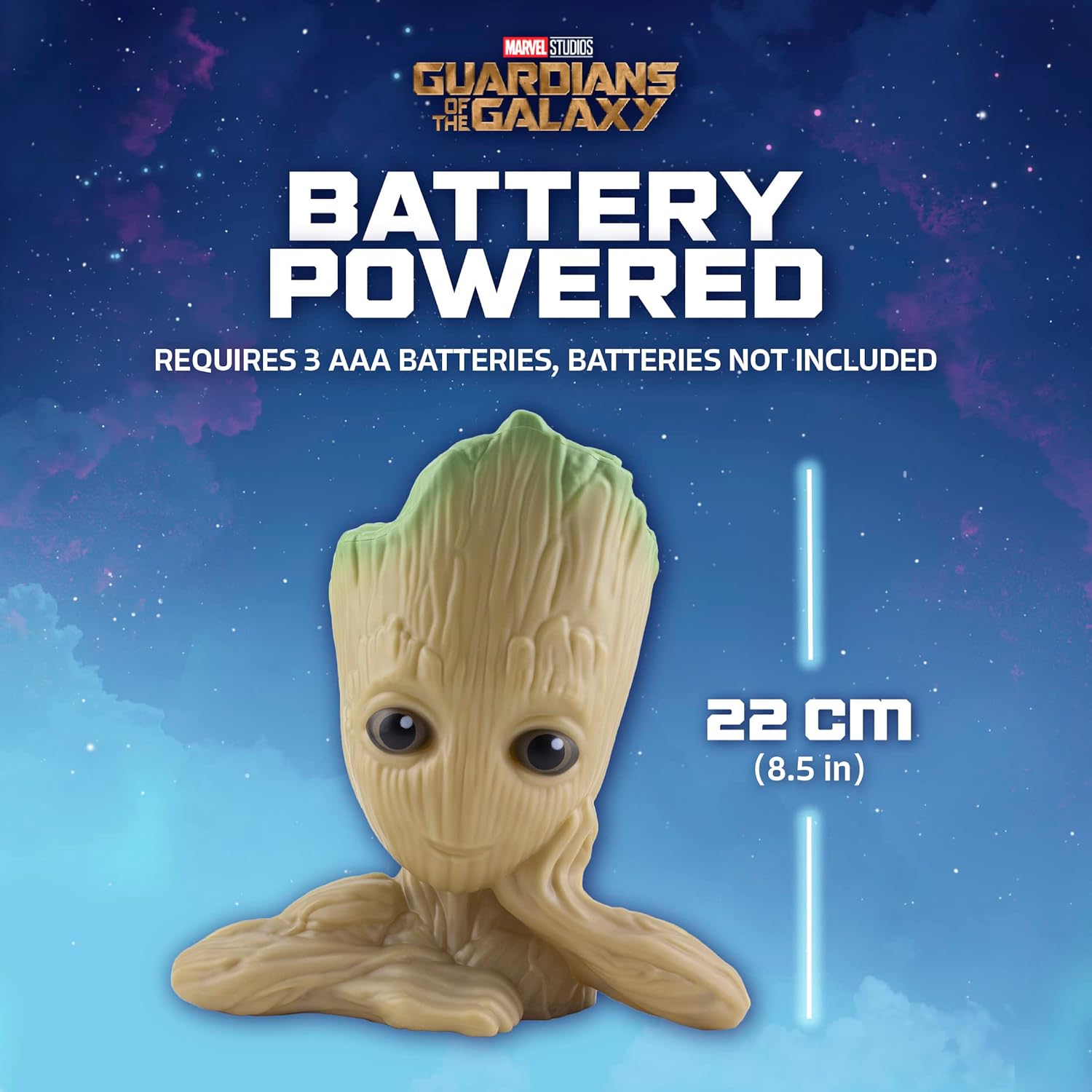 Lámpara Groot Guardianes de la Galaxia Luz con Sonido Oficial - Fan Army