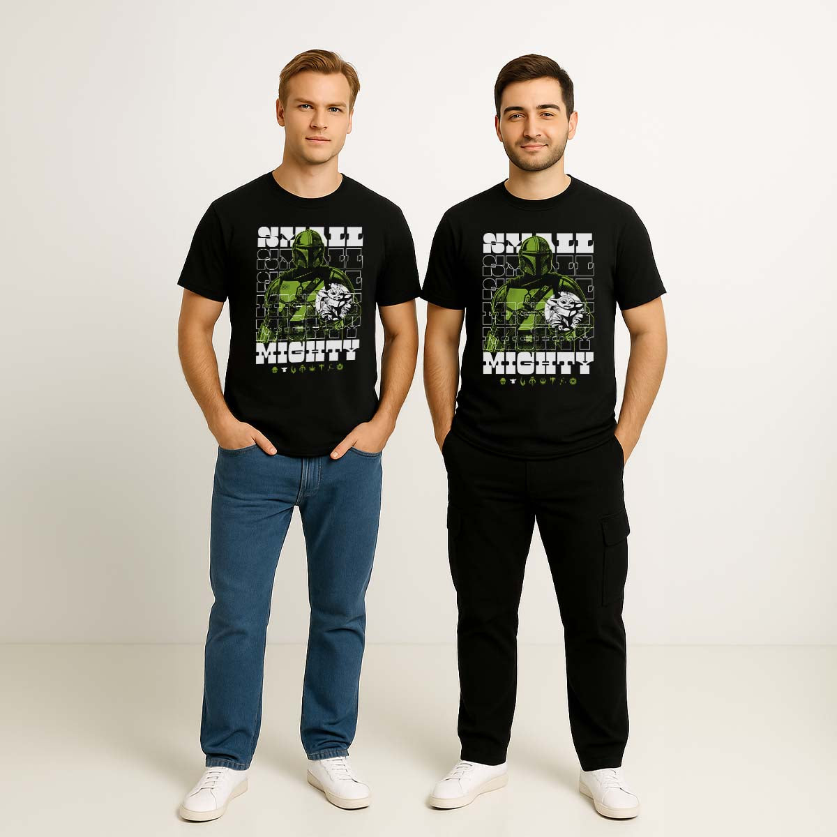 Playera The Mandalorian Unisex Small Mighty Disney - Fan Army