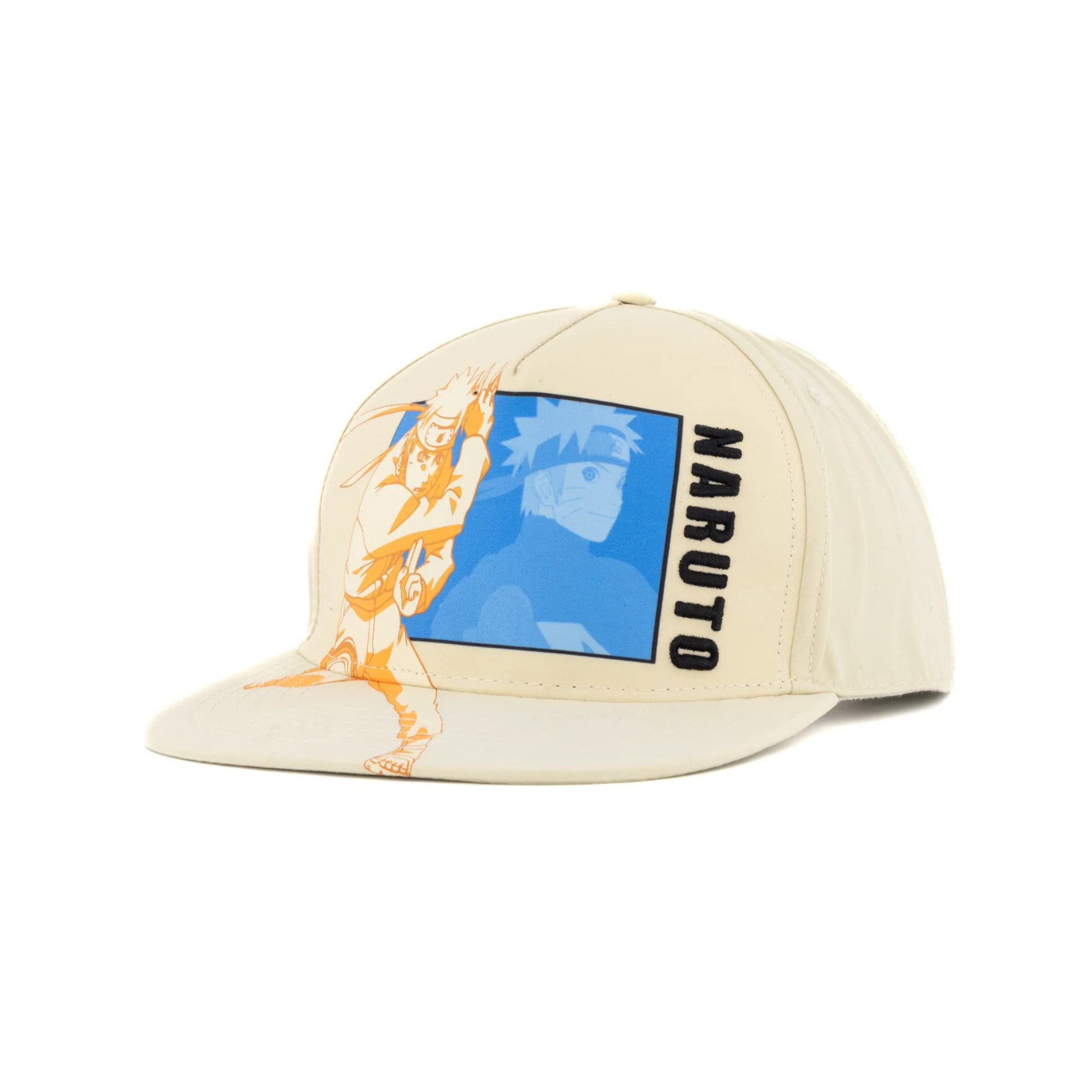 Naruto Gorra Unisex Action Skater Shipuden Beige Ajustable - Fan Army