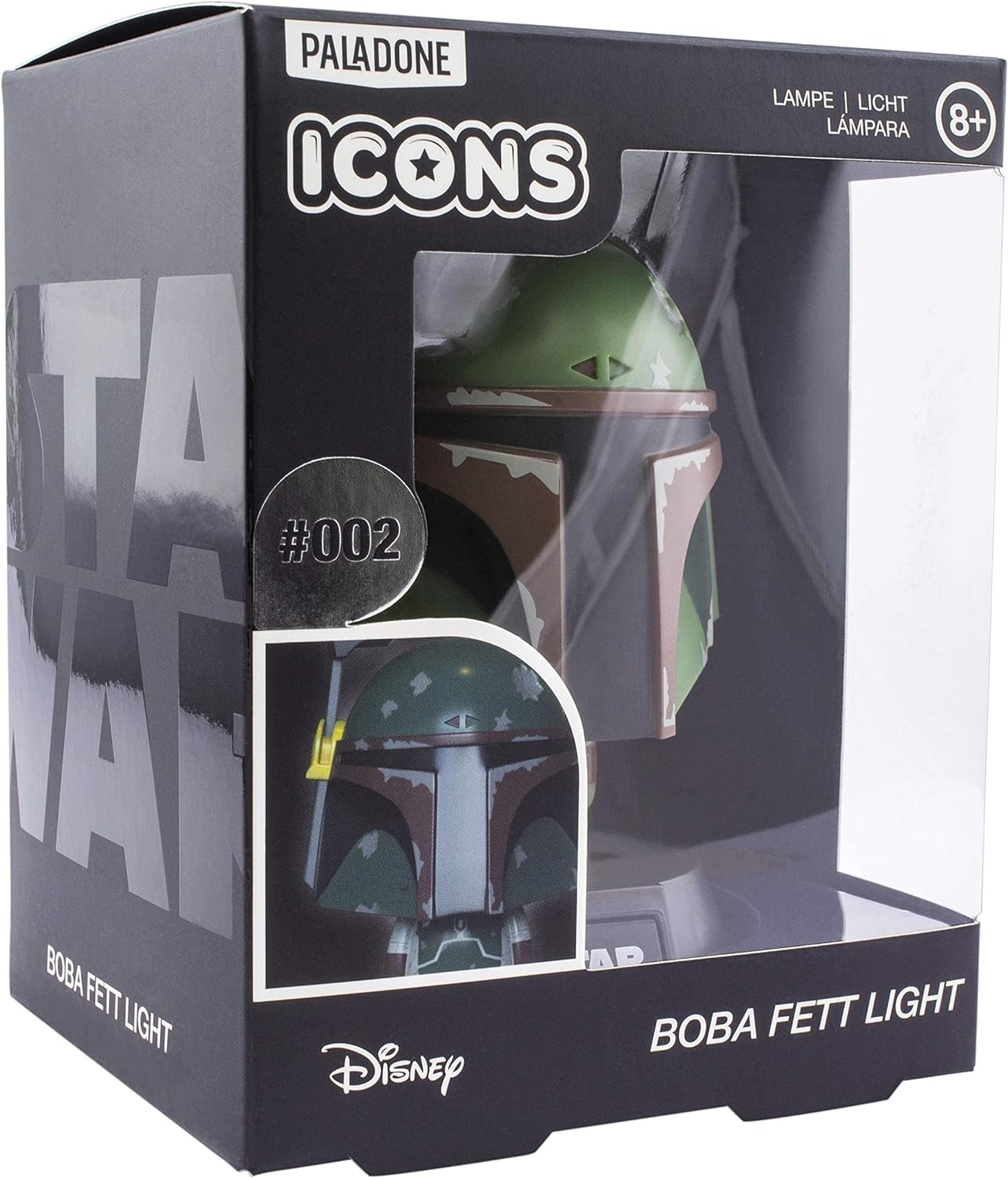 Lámpara Boba Fett Icon The Mandalorian Luz de Noche Original - Fan Army