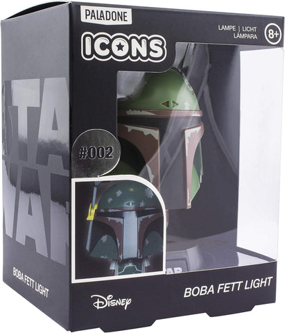 Paladone Star Wars Boba Fett Icon Light V2 - Luz Decorativa Licenciada Oficialmente