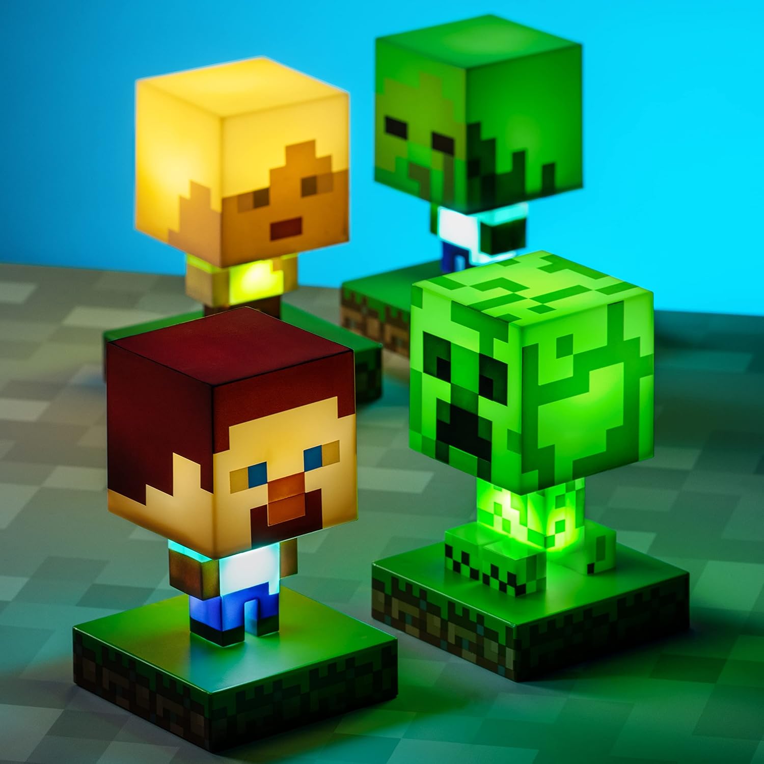 Lámpara Minecraft Icon Creeper Luz de Noche Original - Fan Army
