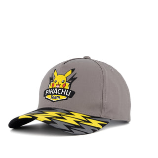 Pokemon-Gorra-Pikachu-Parche-Rayo-Electricidad-Ajustable