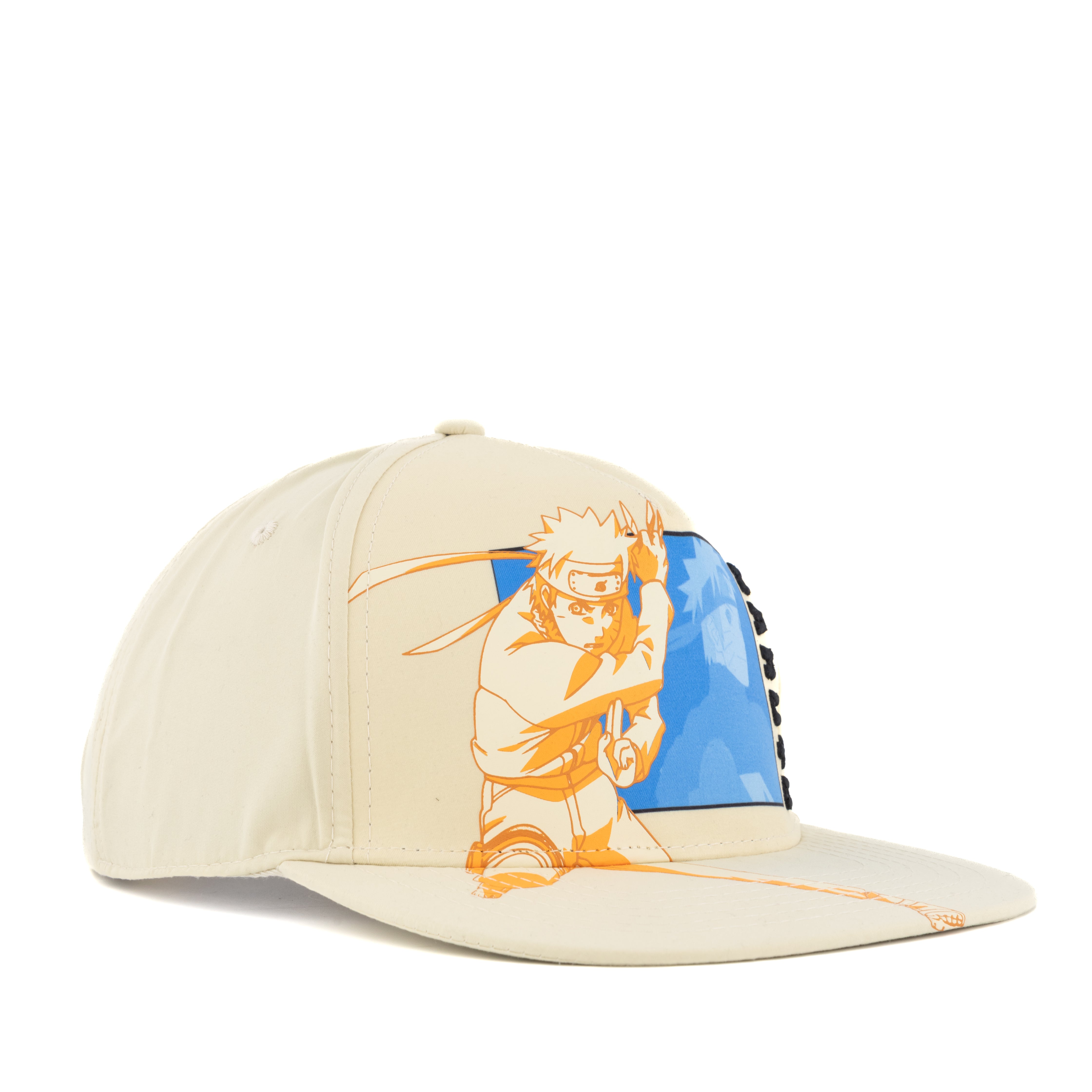 Naruto-Gorra-Unisex-Action-Skater-Shipuden-Beige-Ajustable