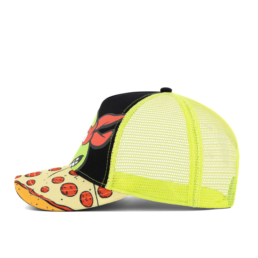 TMNT Gorra Trucker Raphael Pizza Tortugas Ninja Nickelodeon - Fan Army
