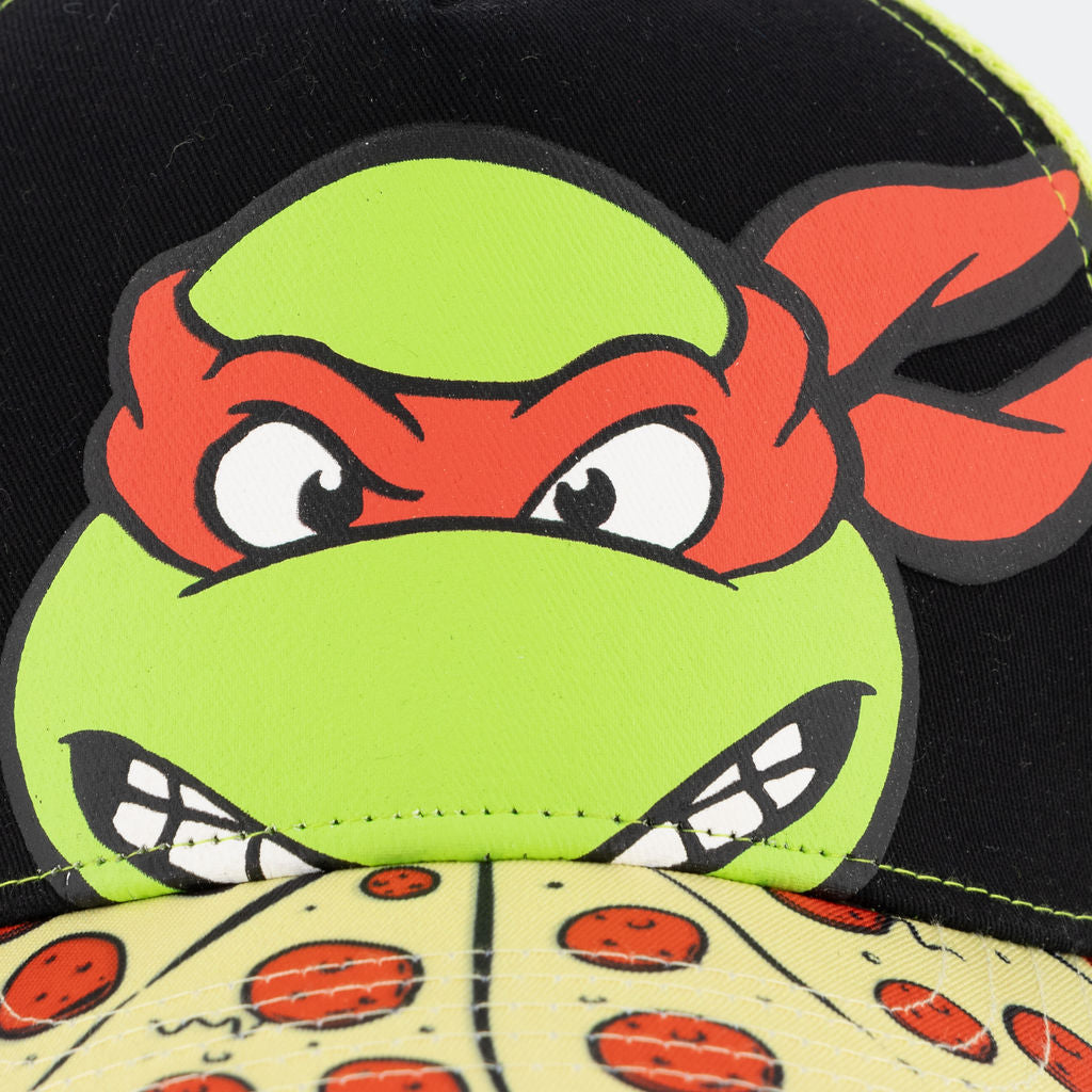 TMNT Gorra Trucker Raphael Pizza Tortugas Ninja Nickelodeon - Fan Army