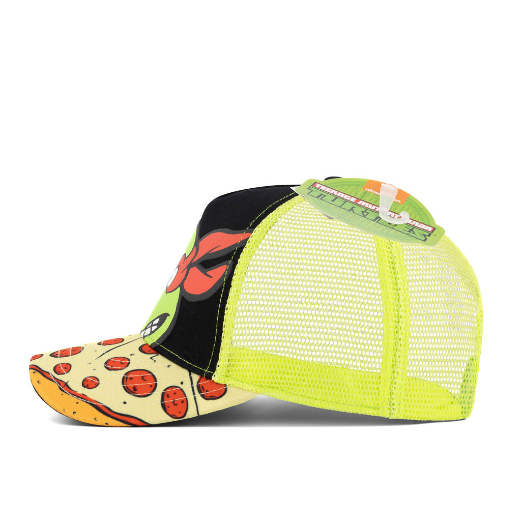 TMNT Gorra Trucker Raphael Pizza Tortugas Ninja Nickelodeon - Fan Army