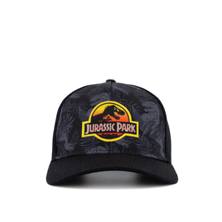 Jurassic-Park-Gorra-con-Parche-Logo-Rex-Foliaje-Ajustable