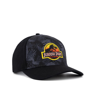 Jurassic-Park-Gorra-con-Parche-Logo-Rex-Foliaje-Ajustable