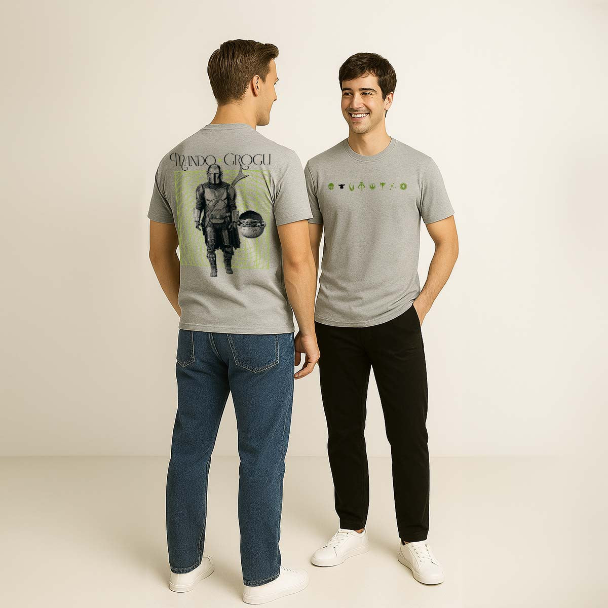Playera The Mandalorian Unisex Mando & Grogu Disney - Fan Army