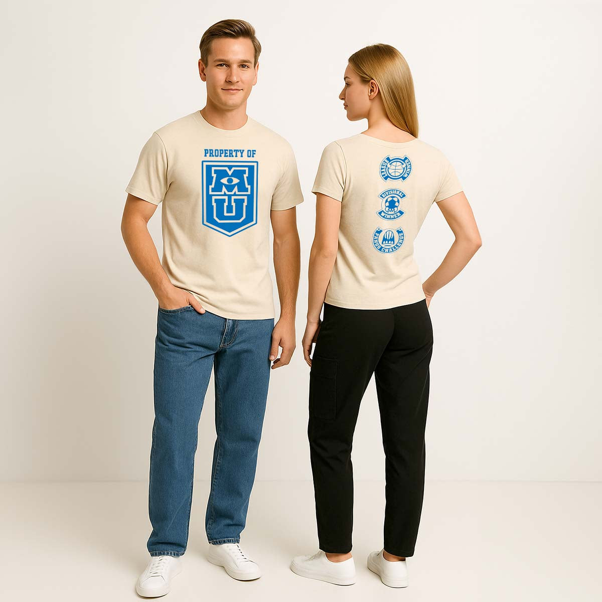 Playera Monsters University Hombre Mujer Arena Disney Pixar Original Property of MU - Fan Army