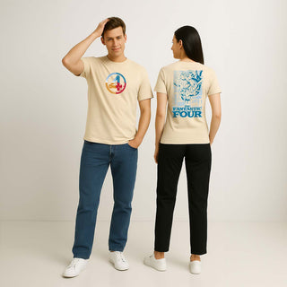Playera 4 Fantásticos Hombre Mujer Arena Marvel Original 4 Elementos