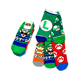 Calcetas Super Mario 5 Pack Tines - Fan Army