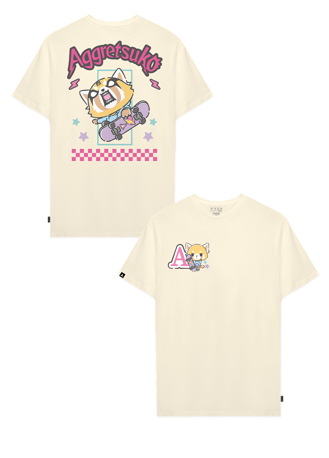 Playera Hombre Mujer Arena Aggretsuko Skate - Fan Army