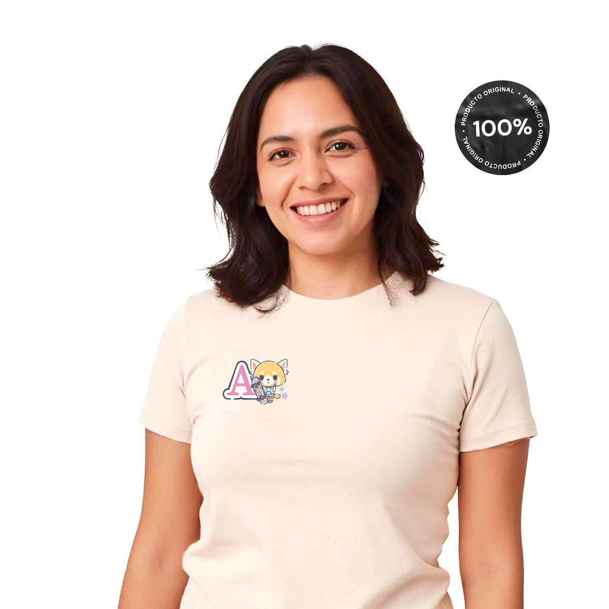 Playera Hombre Mujer Arena Aggretsuko Skate - Fan Army