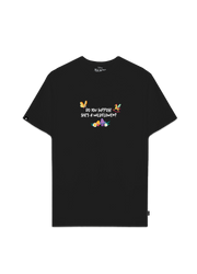 Playera Alicia en el país de las Maravillas Hombre Mujer Negro Clásicos Disney Original Wildflower - Fan Army