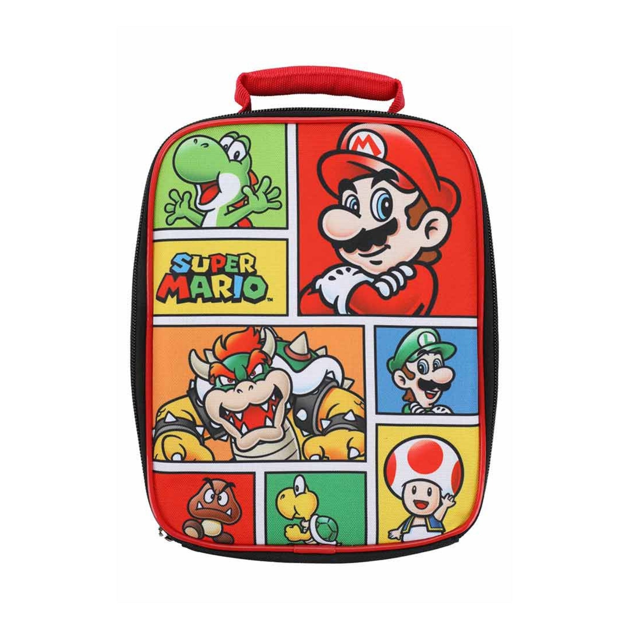 Súper Mario Set 4 Piezas: Mochila, lonchera, tote y lapicera - Fan Army