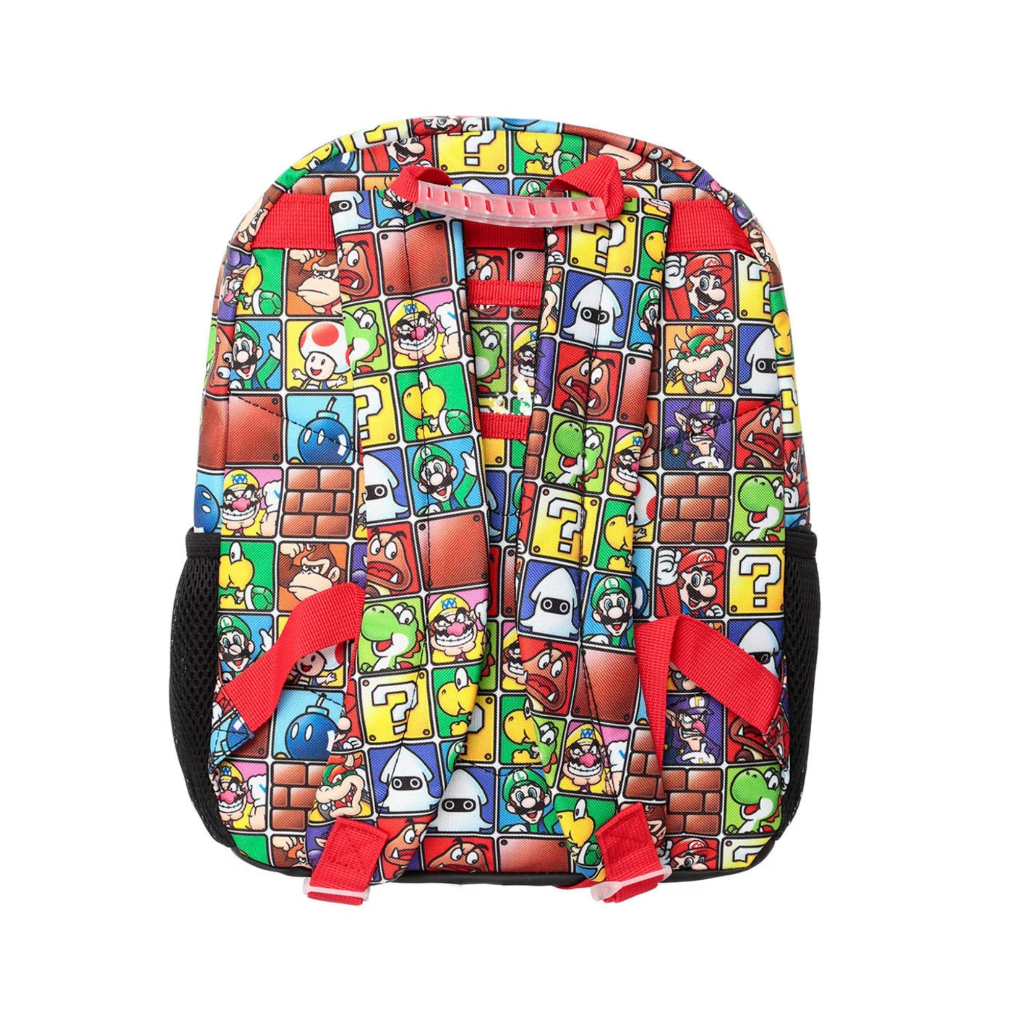 Súper Mario Set 4 Piezas: Mochila, lonchera, tote y lapicera - Fan Army