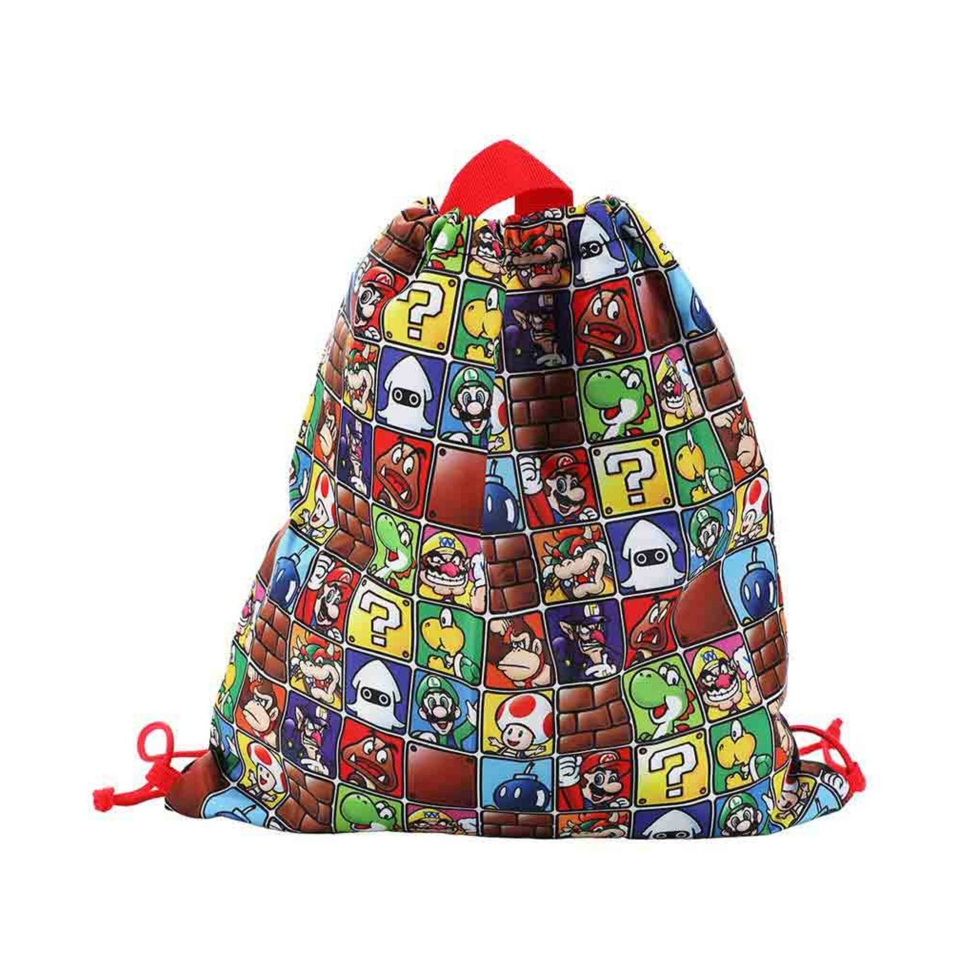 Súper Mario Set 4 Piezas: Mochila, lonchera, tote y lapicera - Fan Army