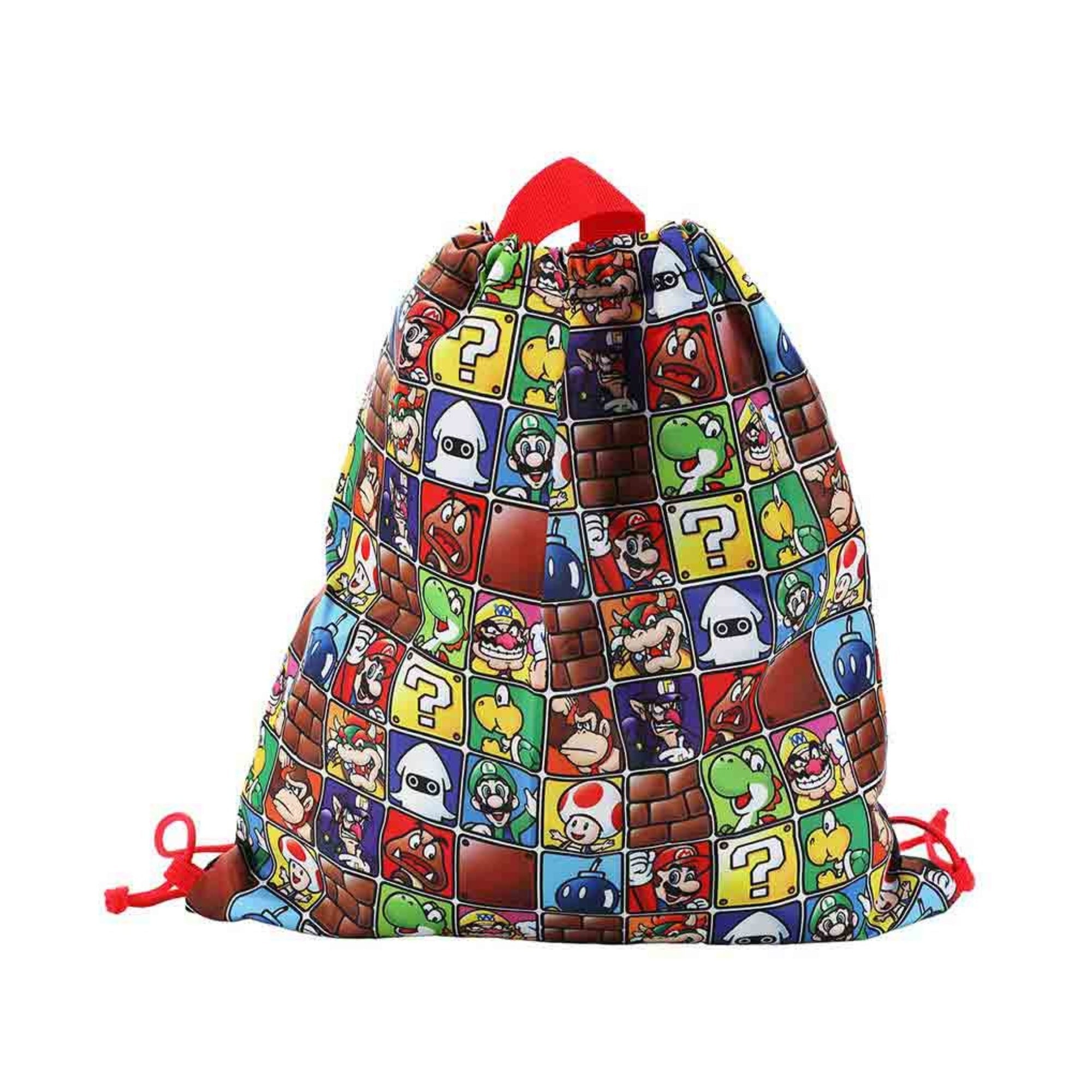 Súper Mario Set 4 Piezas: Mochila, lonchera, tote y lapicera - Fan Army
