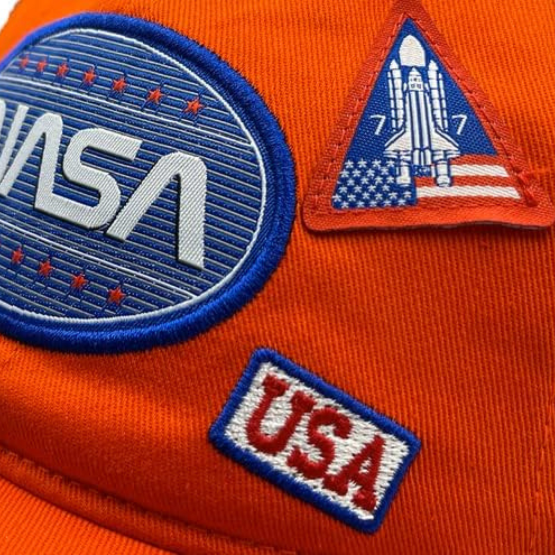 Gorra Logo NASA Naranja Niños - Fan Army