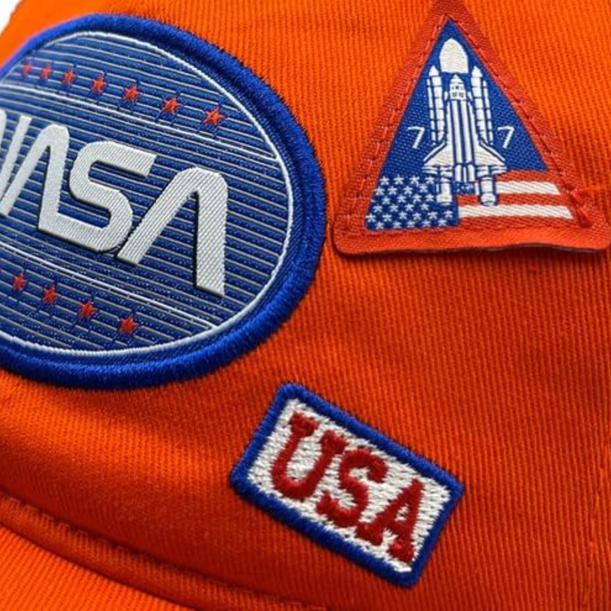 Gorra Logo NASA Naranja Niños - Fan Army