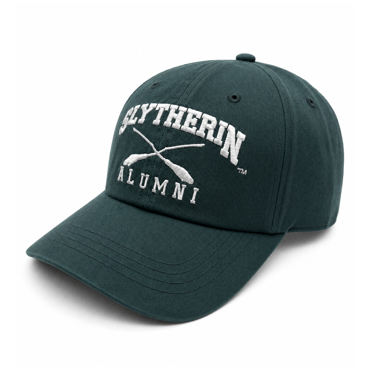 Gorra Harry Potter Slytherin Alumni Adulto Verde Bordada Ajustable
