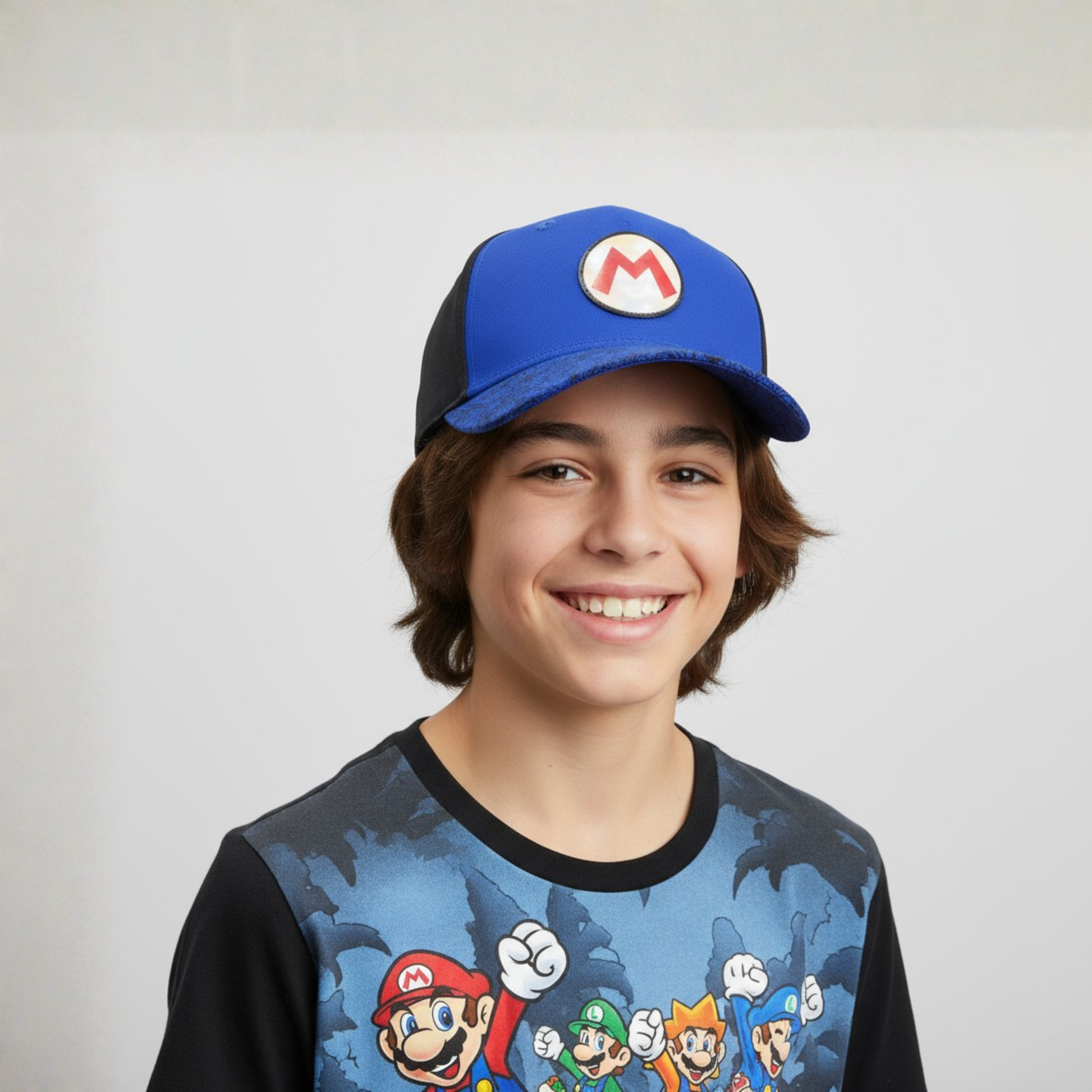 Gorra Super Mario Parche Holografico - Fan Army