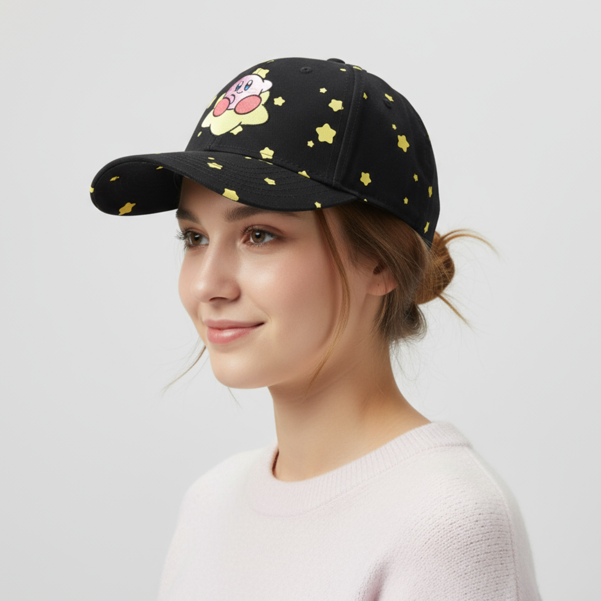 Gorra  Kirby Estrellas con visera curva para hombre y mujer - Fan Army