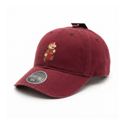 Gorra Super Mario Hombre Vino Mario Pixel Ajustable Nintendo Oficial