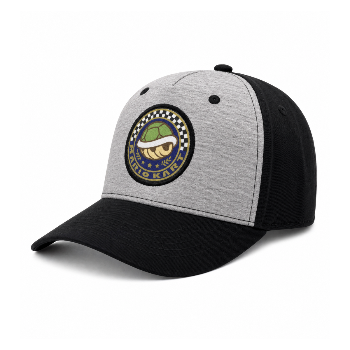 Gorra Super Mario Mario Kart Niño Gris y Negra Ajustable