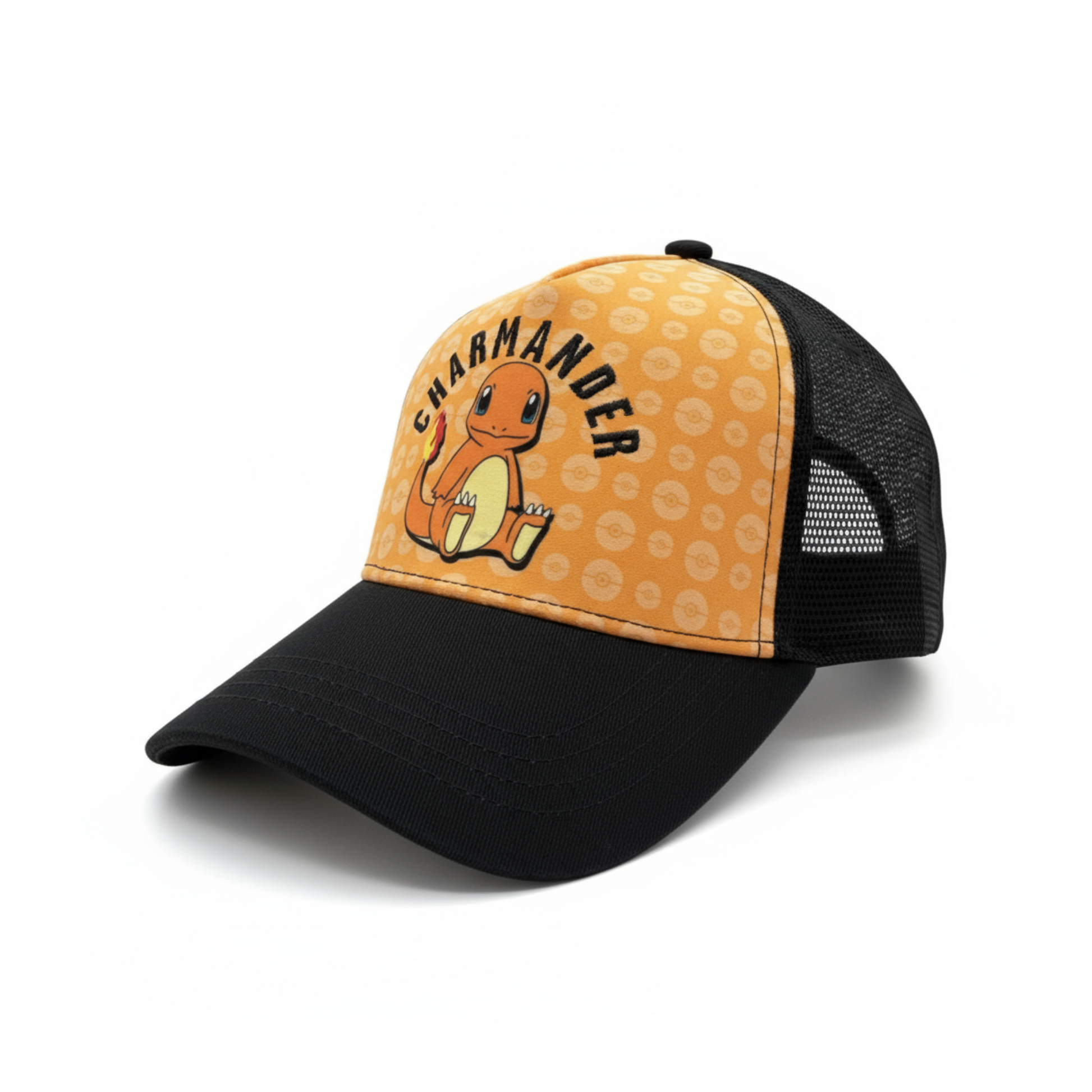 Gorra Infantil Pokémon Charmander Naranja y Negra - Fan Army