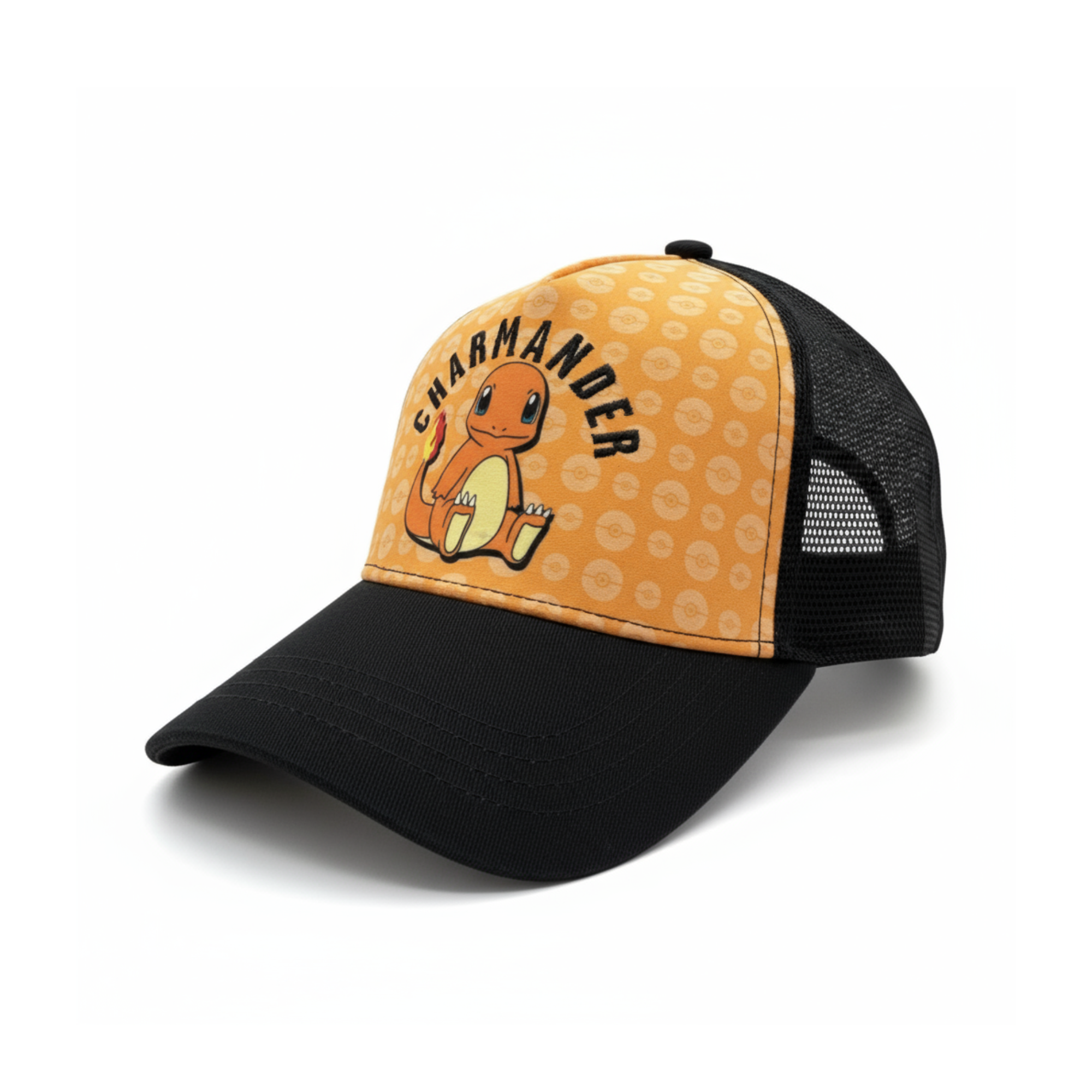 Gorra Infantil Pokémon Charmander Naranja y Negra - Fan Army