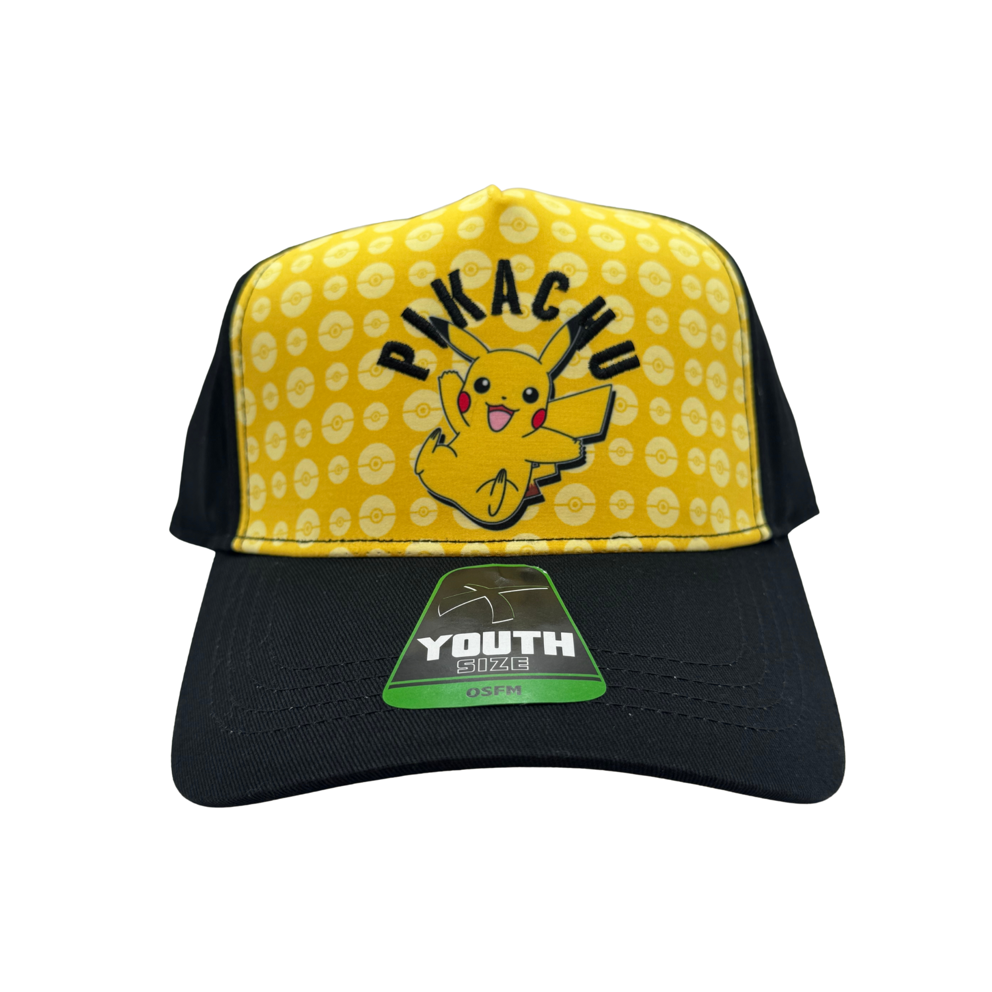 Gorra Infantil Pokémon Pikachu Amarilla y Negra - Fan Army