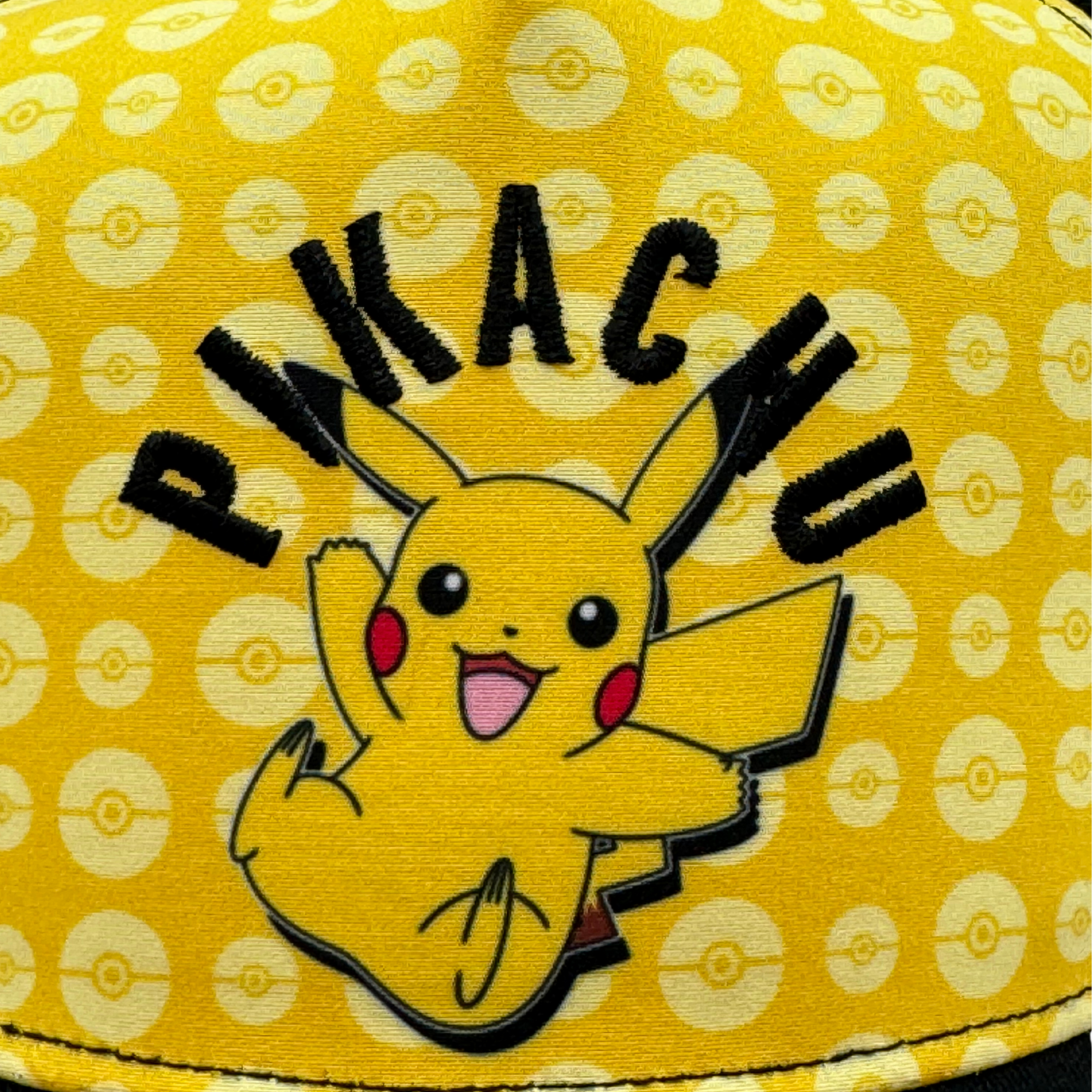 Gorra Infantil Pokémon Pikachu Amarilla y Negra - Fan Army