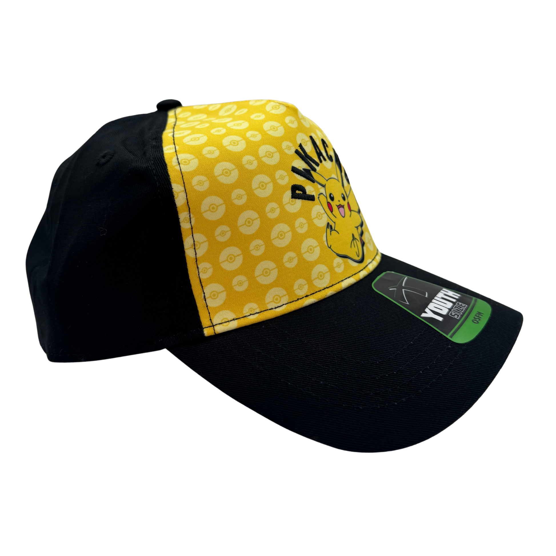 Gorra Infantil Pokémon Pikachu Amarilla y Negra - Fan Army