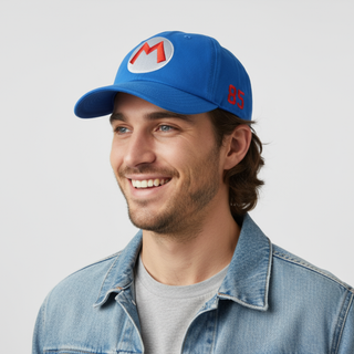 Gorra Super Mario M Azul - Fan Army