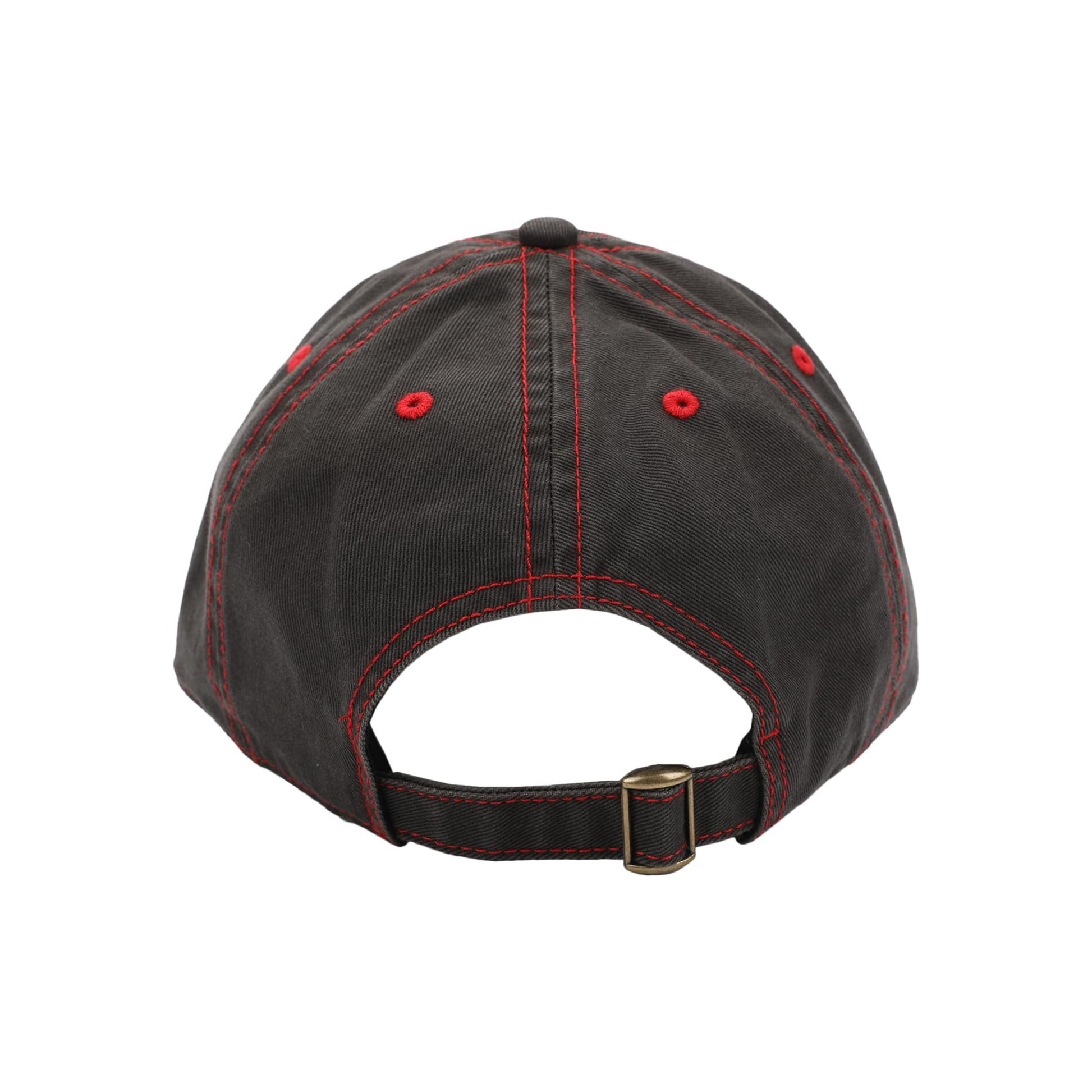 Bioworld Gorra Baseball Super Mario - Champiñon Clásico, Ajustable, Algodón Color Negro, Oficial Nintendo Original - Fan Army