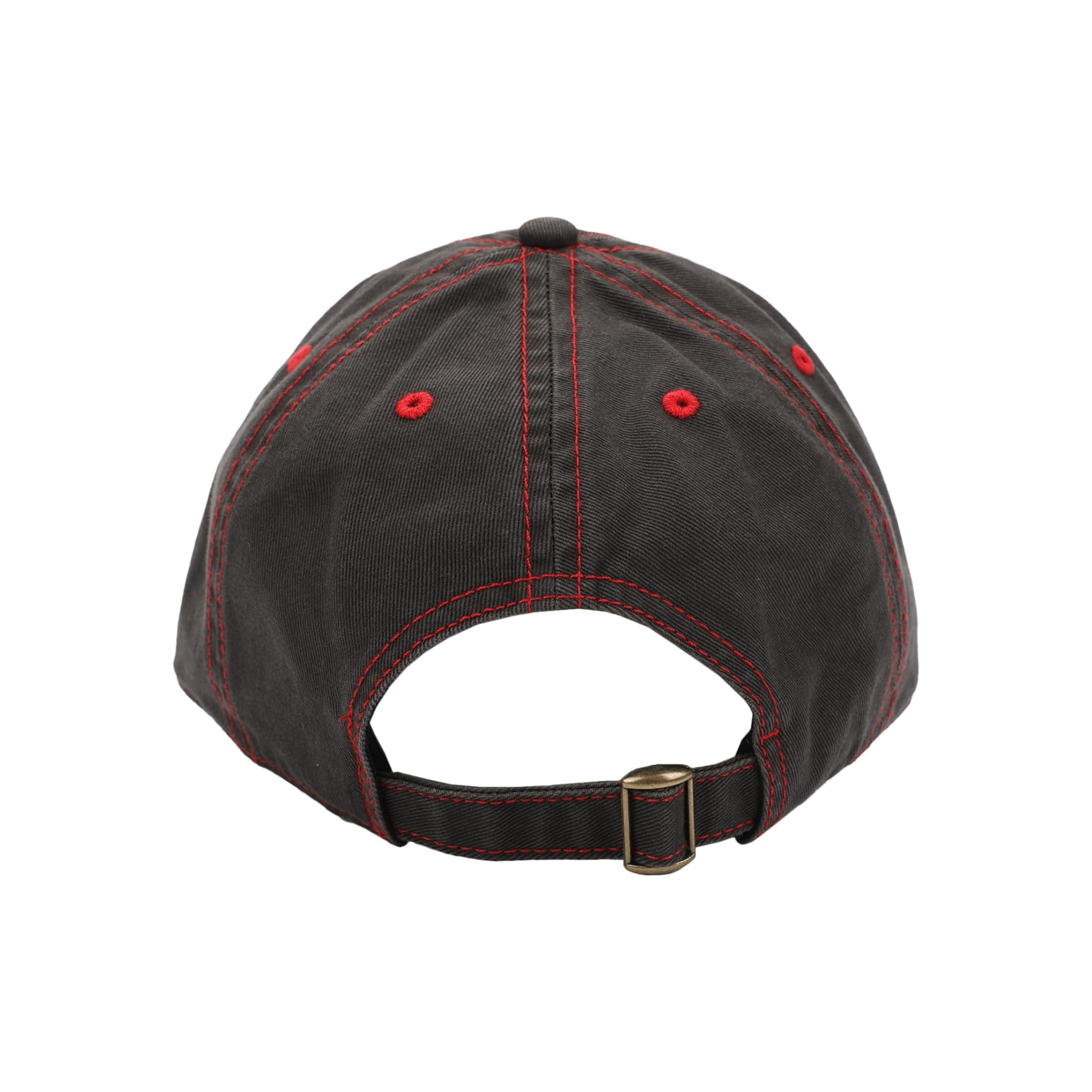 Bioworld Gorra Baseball Super Mario - Champiñon Clásico, Ajustable, Algodón Color Negro, Oficial Nintendo Original - Fan Army