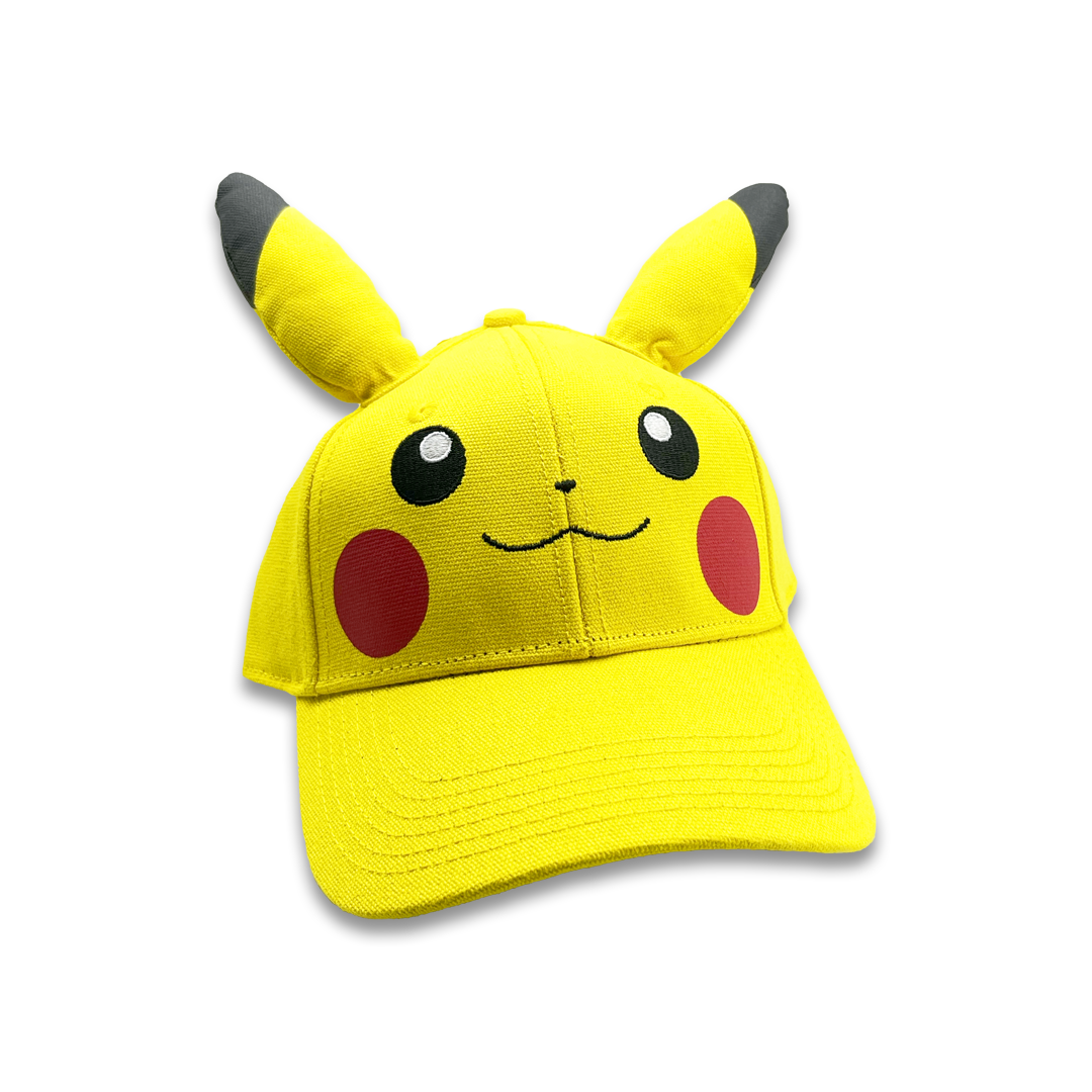 Bioworld Gorra Pikachu con Orejas en 3D Ajustable - Fan Army