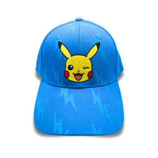 Bioworld Gorra Snapback Pokémon Rayos Azules Ajustable