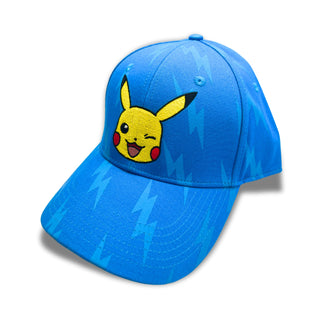 Bioworld Gorra Snapback Pokémon Rayos Azules Ajustable