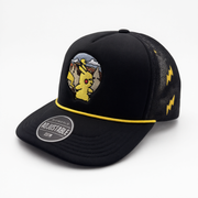 Gorra Pokémon Pikachu Adulto Negra Tipo Trucker Ajustable