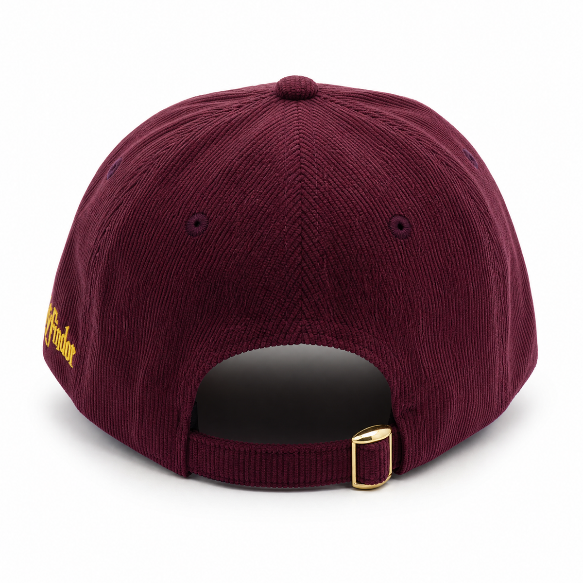 Gorra Harry Potter Pana Gryffindor Adulto Vino Bordada Ajustable