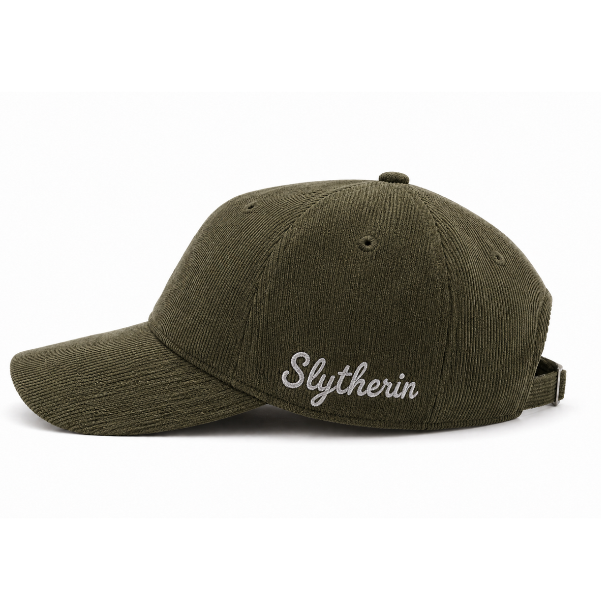 Gorra Harry Potter Pana Slytherin Adulto Verde Bordada Ajustable