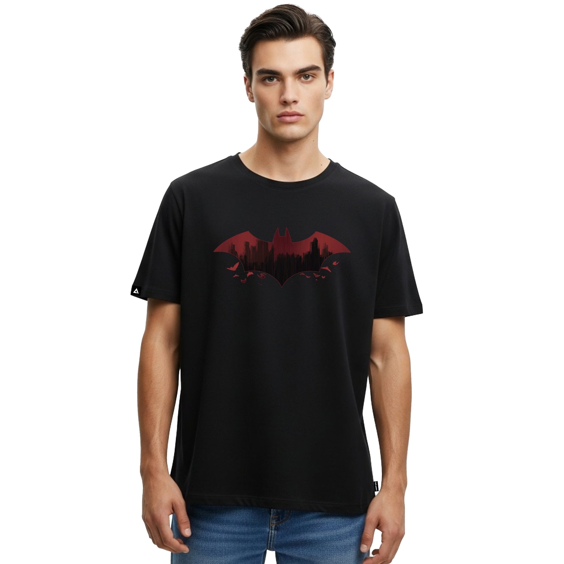 Playera Batman Hombre Mujer Negro DC Original Dark Night - Fan Army