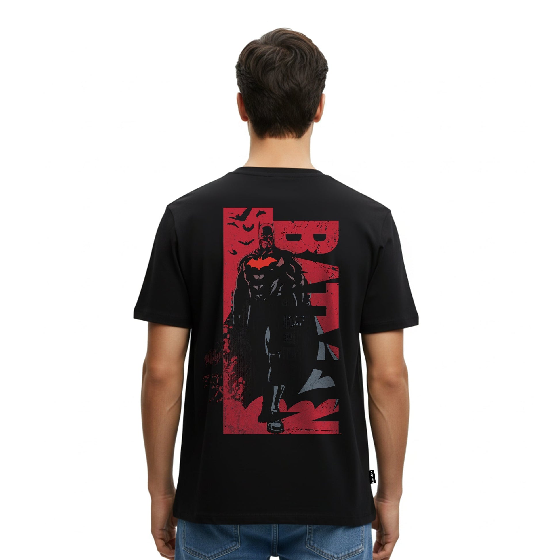 Playera Batman Hombre Mujer Negro DC Original Dark Night - Fan Army